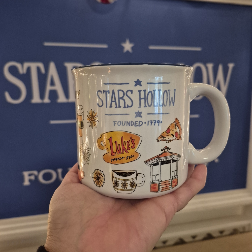 Stars Hollow Ceramic Mug - White